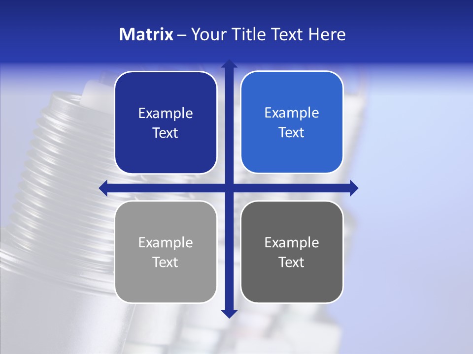 Electricity Steel Macro PowerPoint Template