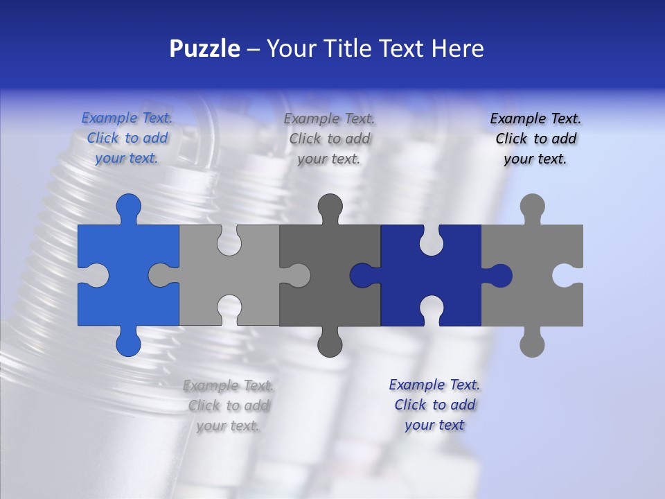 Electricity Steel Macro PowerPoint Template