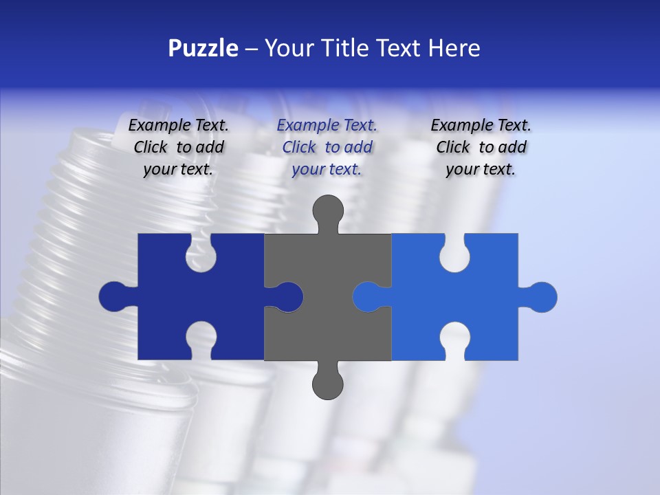 Electricity Steel Macro PowerPoint Template