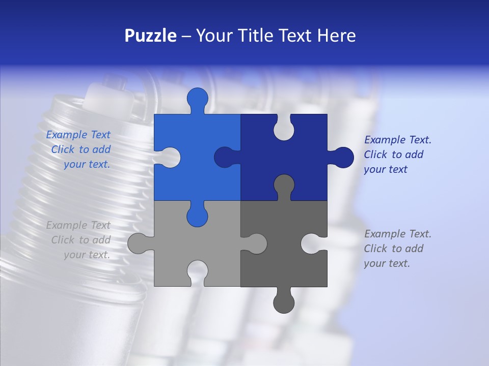 Electricity Steel Macro PowerPoint Template