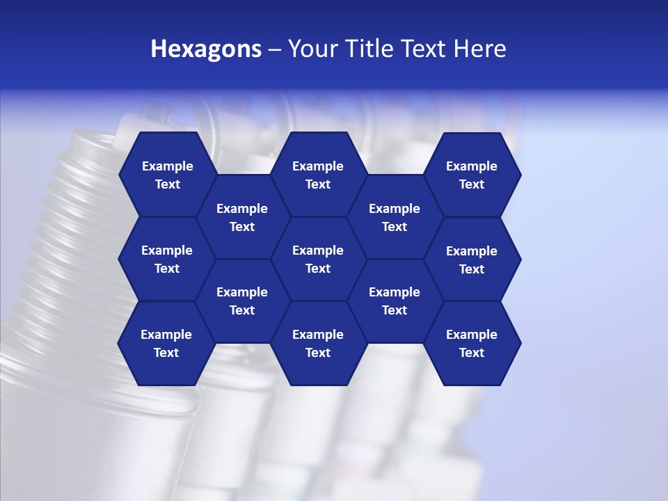 Electricity Steel Macro PowerPoint Template