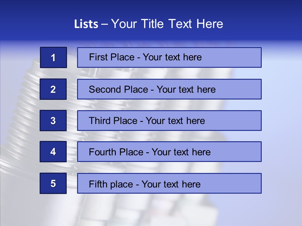 Electricity Steel Macro PowerPoint Template