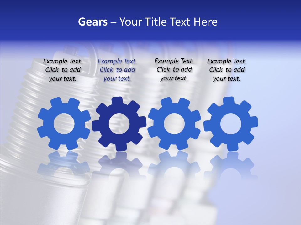 Electricity Steel Macro PowerPoint Template