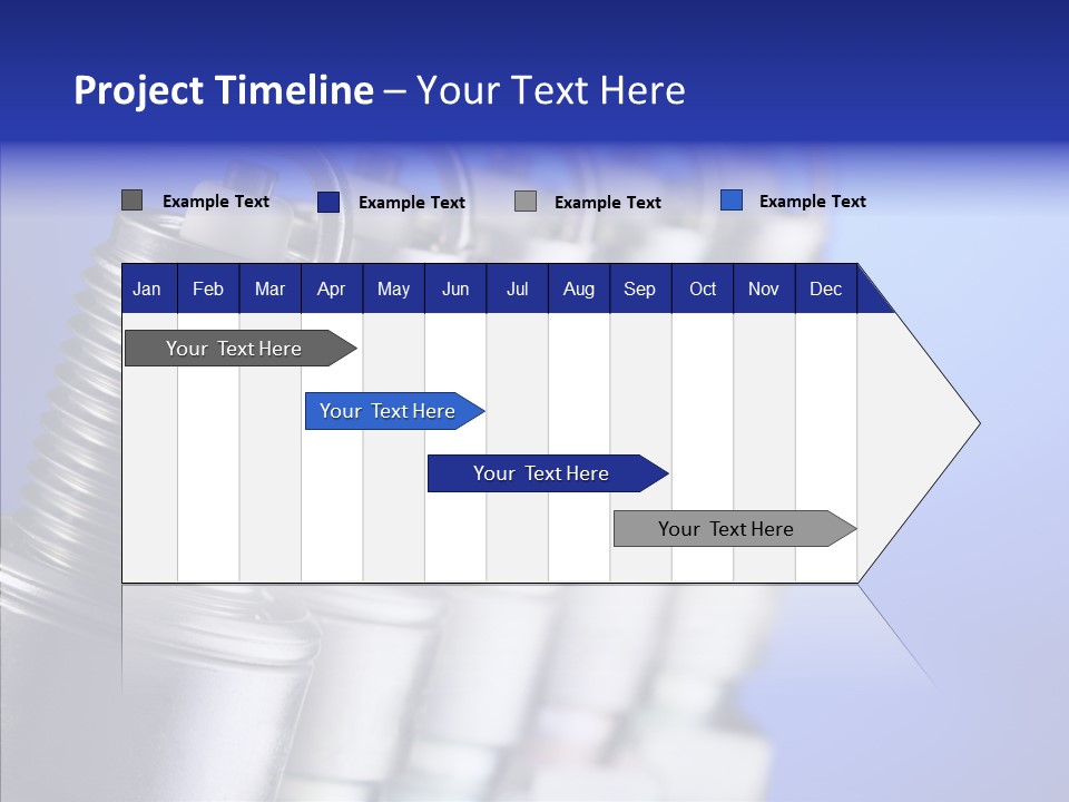 Electricity Steel Macro PowerPoint Template