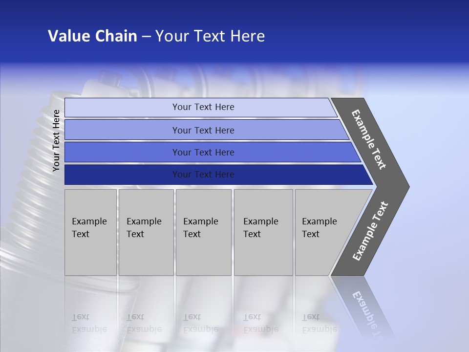 Electricity Steel Macro PowerPoint Template