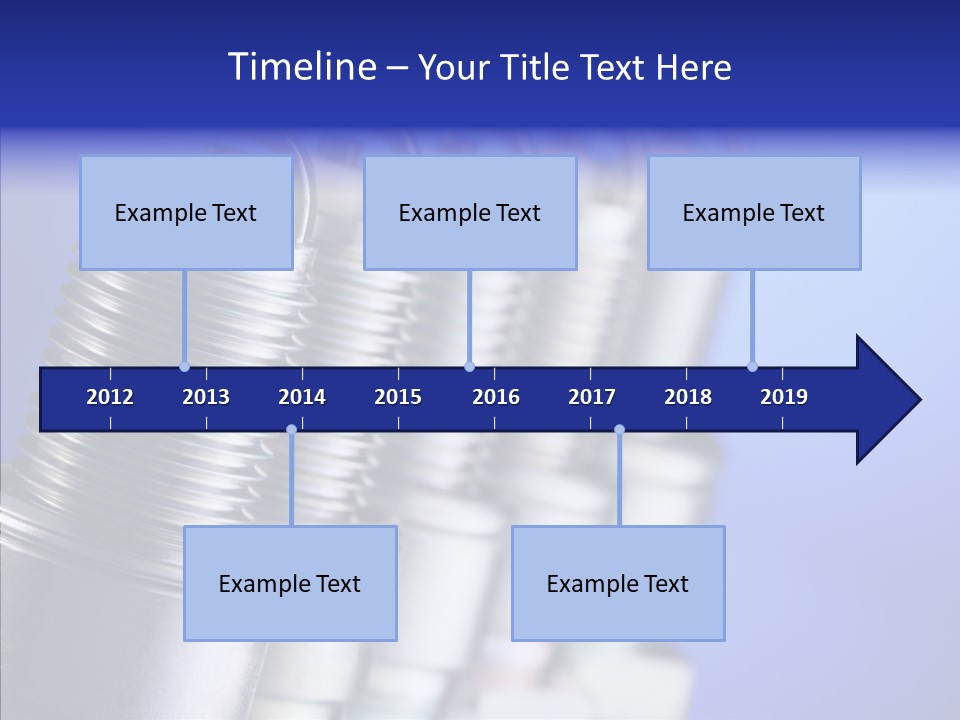 Electricity Steel Macro PowerPoint Template
