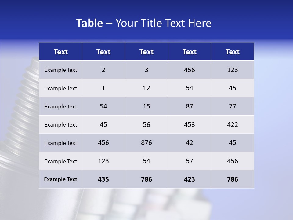 Electricity Steel Macro PowerPoint Template