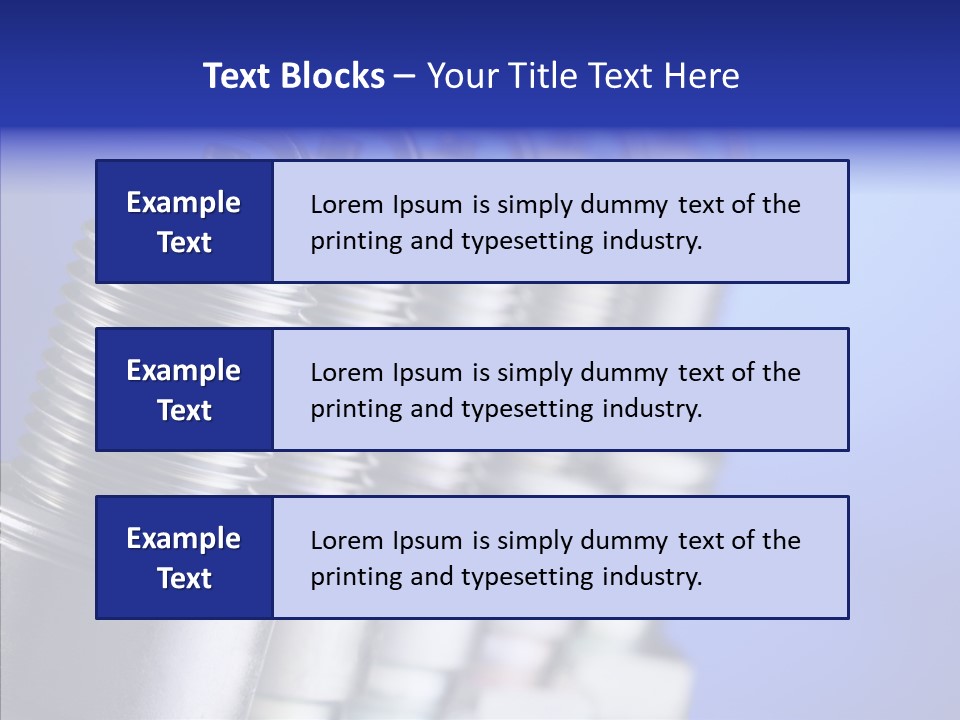 Electricity Steel Macro PowerPoint Template