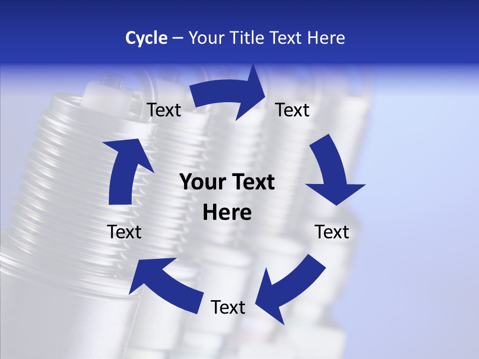 Electricity Steel Macro PowerPoint Template