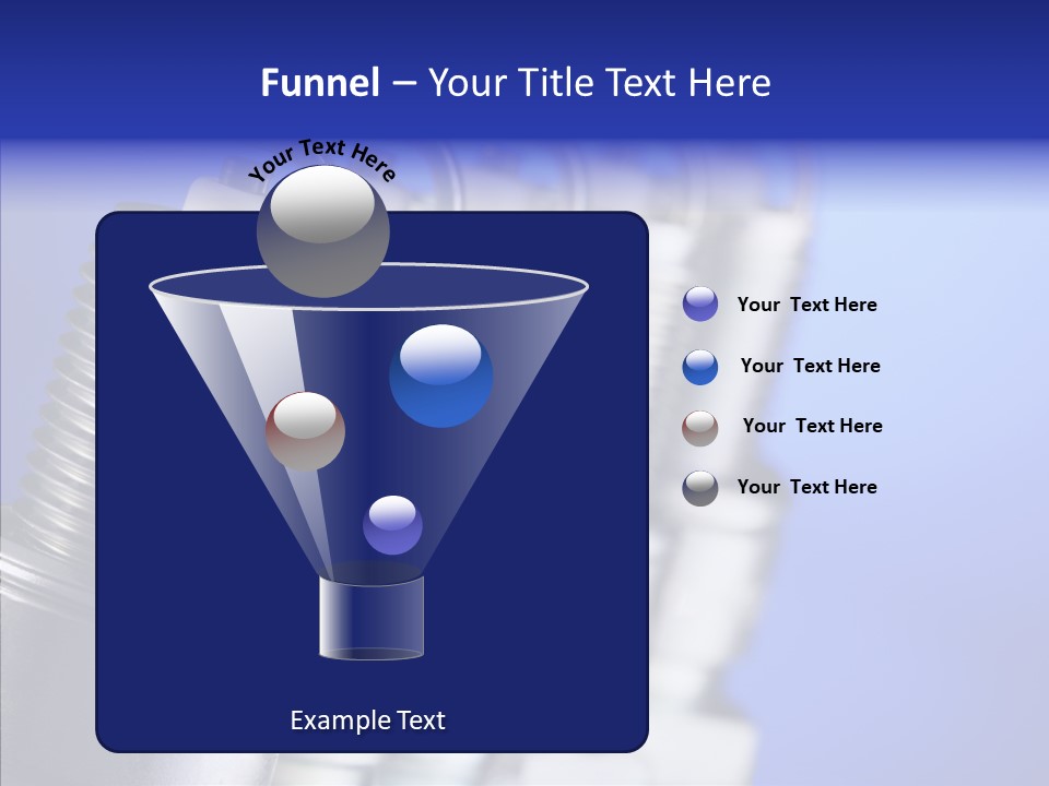 Electricity Steel Macro PowerPoint Template