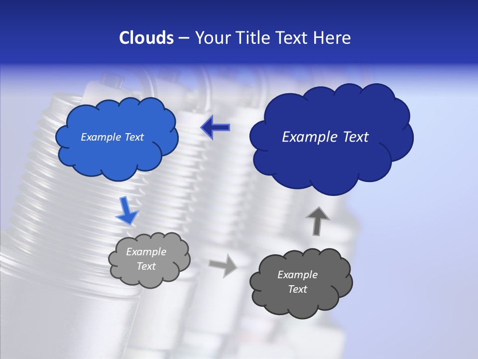 Electricity Steel Macro PowerPoint Template
