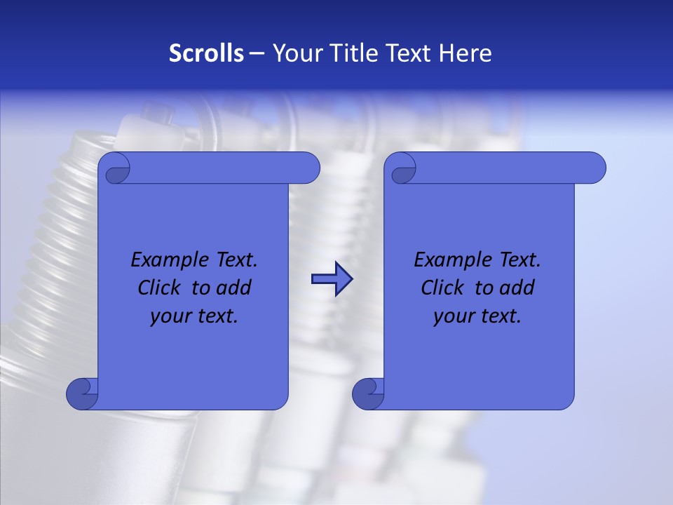 Electricity Steel Macro PowerPoint Template