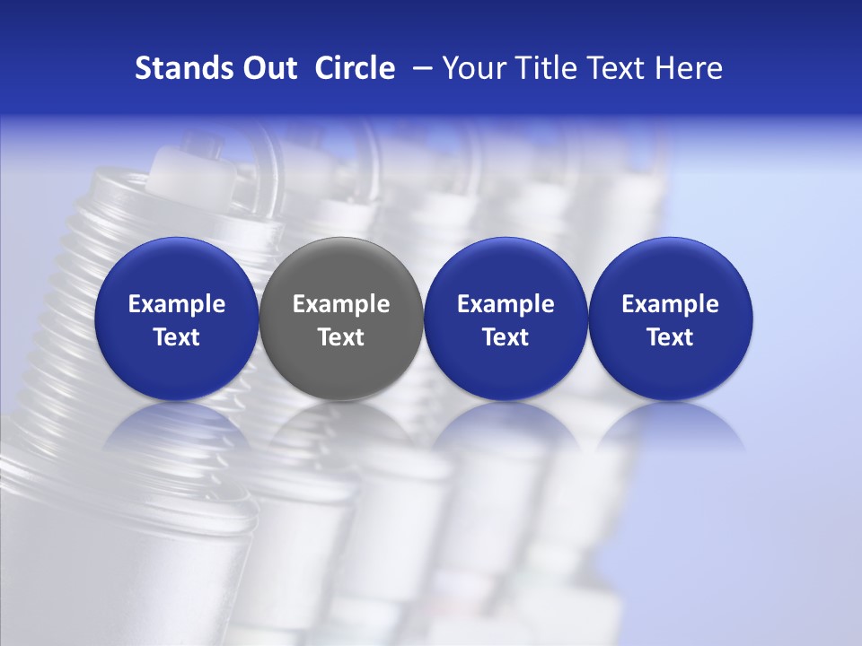 Electricity Steel Macro PowerPoint Template