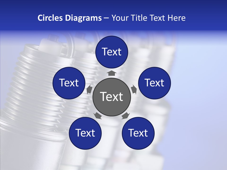Electricity Steel Macro PowerPoint Template