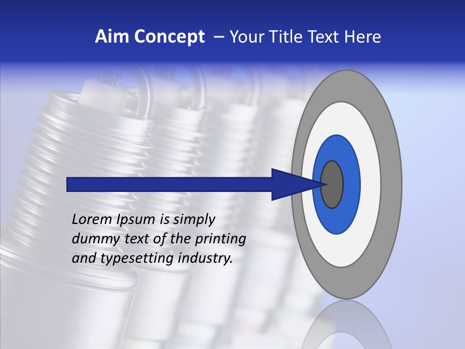 Electricity Steel Macro PowerPoint Template