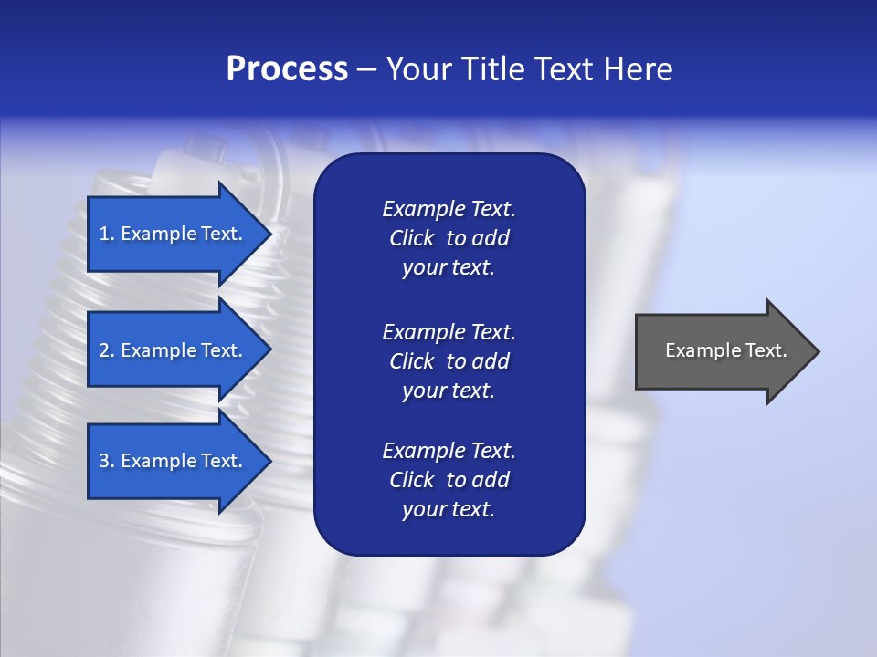 Electricity Steel Macro PowerPoint Template