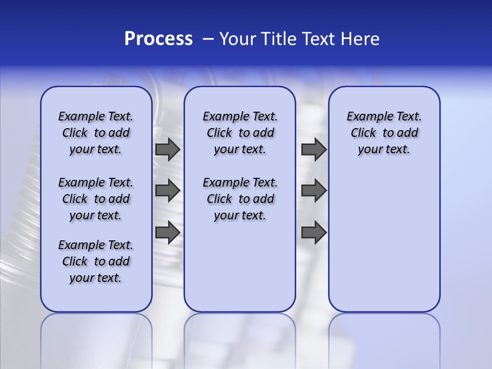 Electricity Steel Macro PowerPoint Template