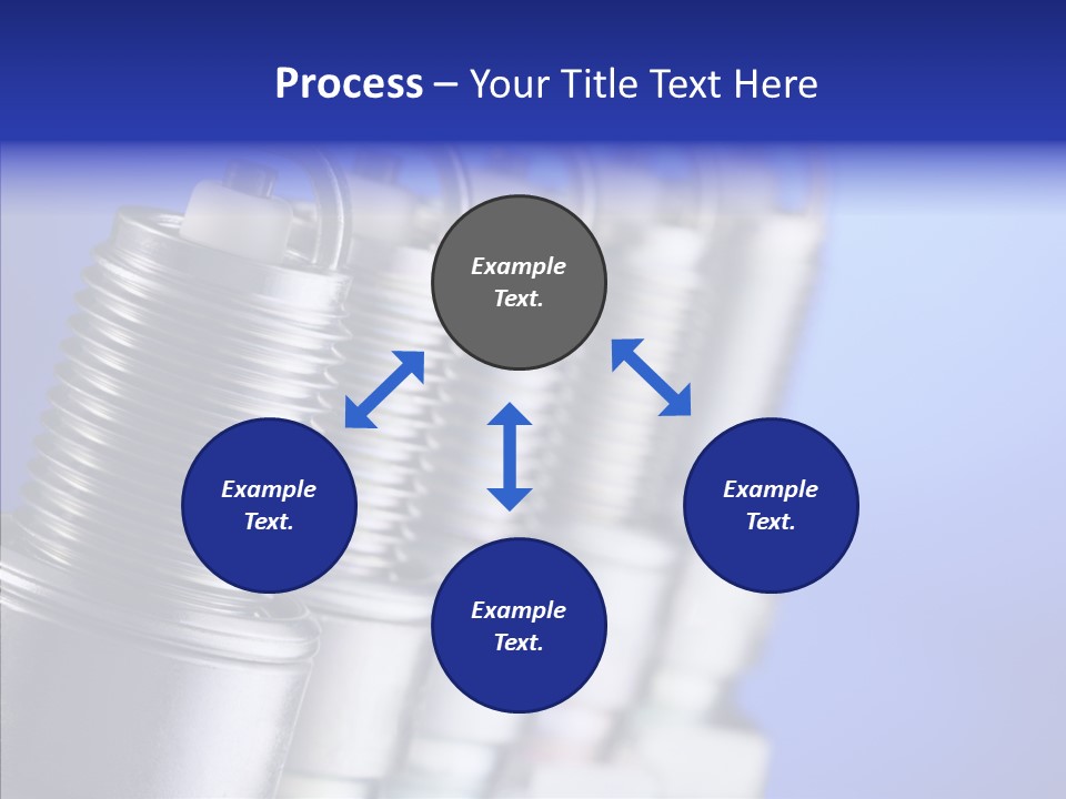Electricity Steel Macro PowerPoint Template