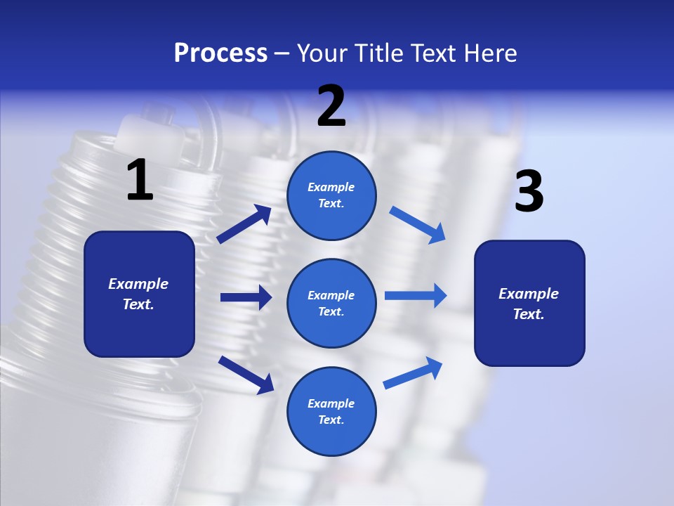 Electricity Steel Macro PowerPoint Template