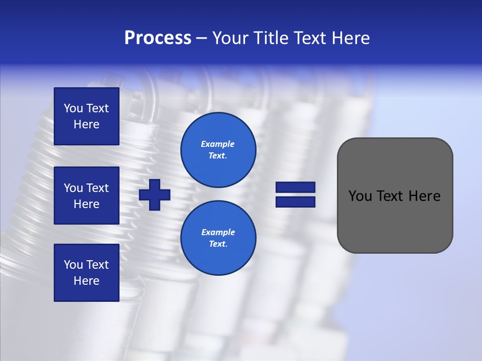 Electricity Steel Macro PowerPoint Template