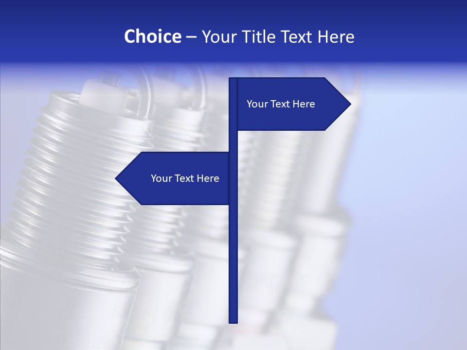 Electricity Steel Macro PowerPoint Template