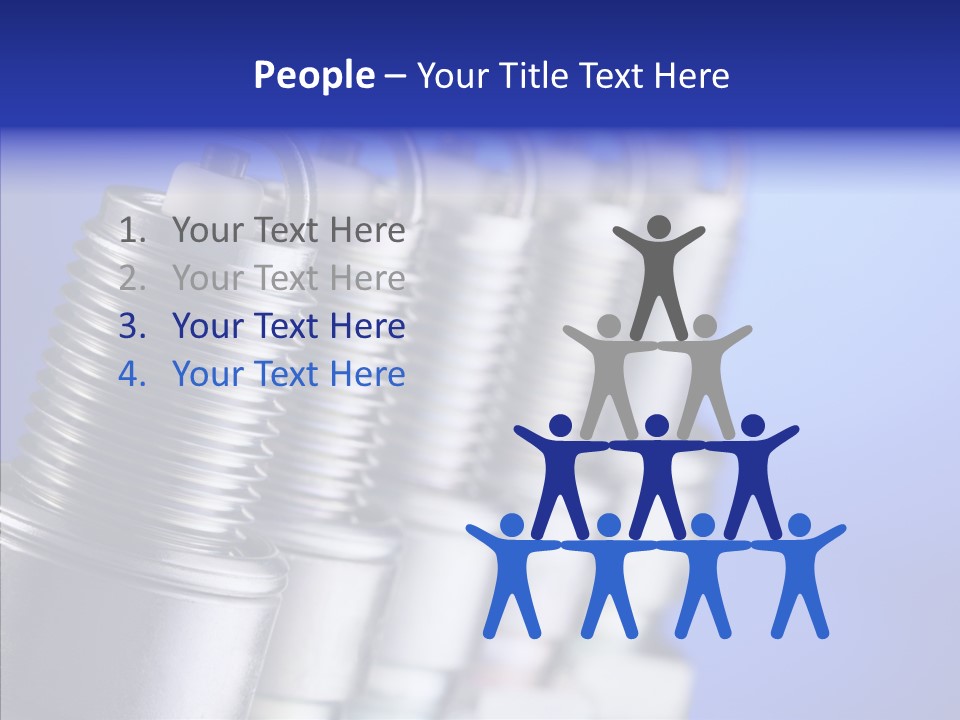 Electricity Steel Macro PowerPoint Template