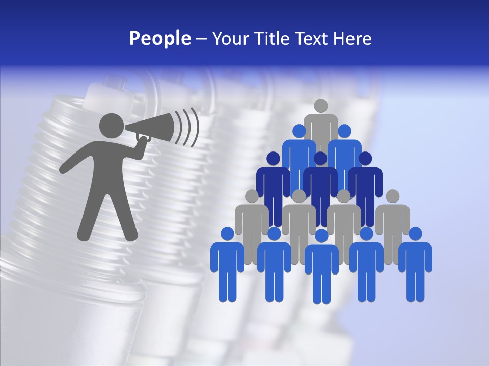 Electricity Steel Macro PowerPoint Template