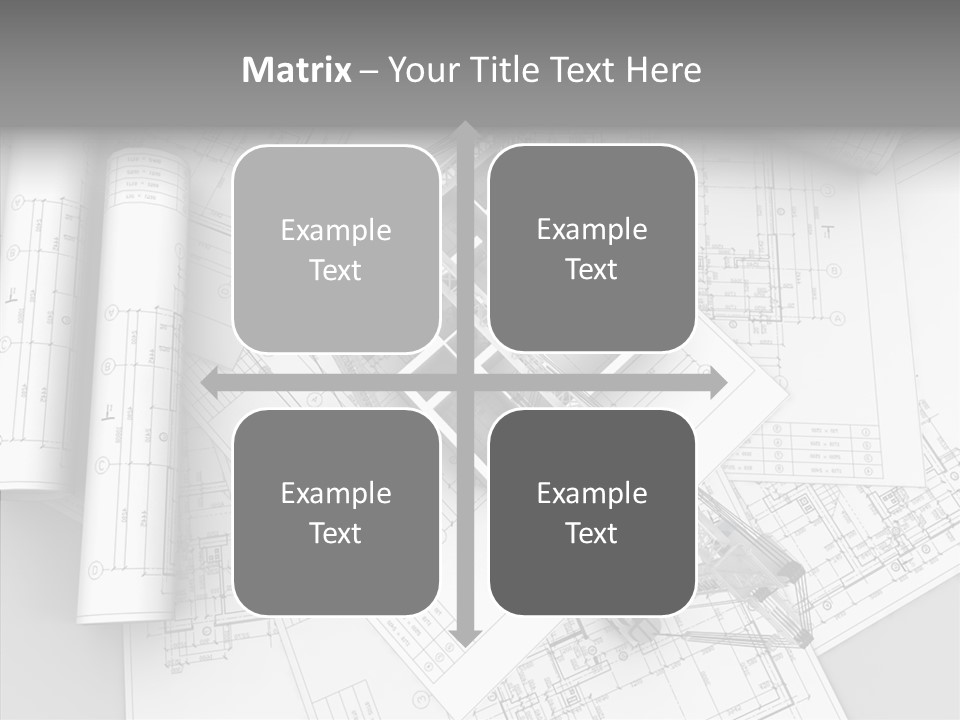 Silhouette Transport Measurement PowerPoint Template