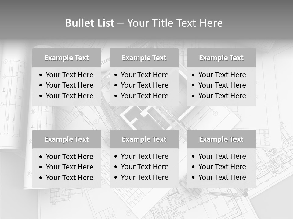 Silhouette Transport Measurement PowerPoint Template