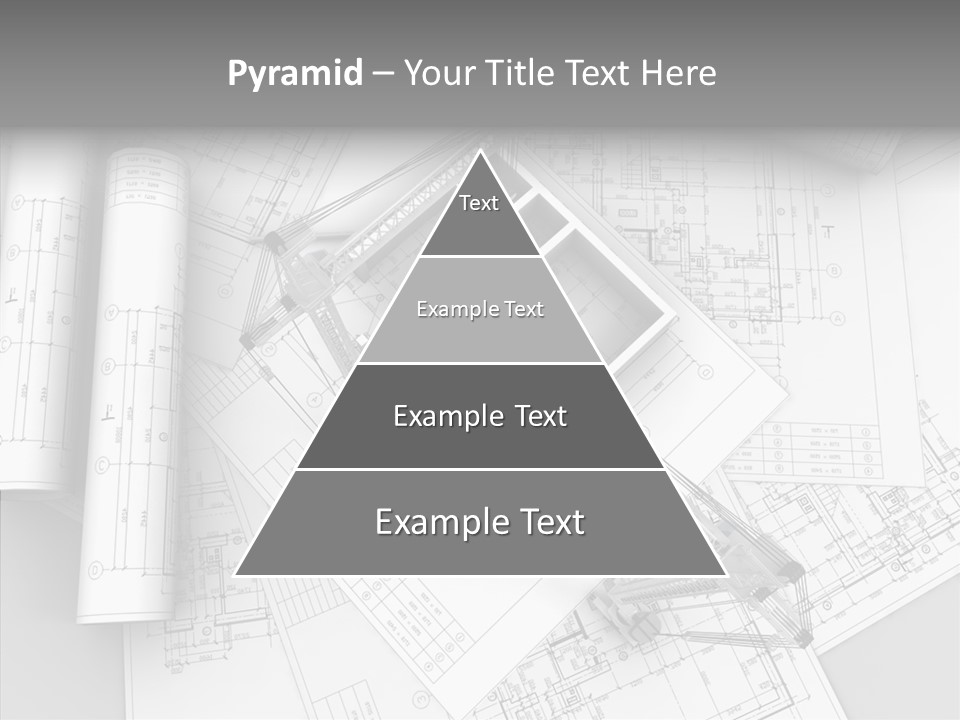 Silhouette Transport Measurement PowerPoint Template