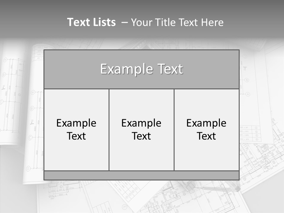 Silhouette Transport Measurement PowerPoint Template