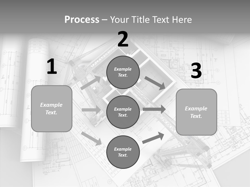 Silhouette Transport Measurement PowerPoint Template