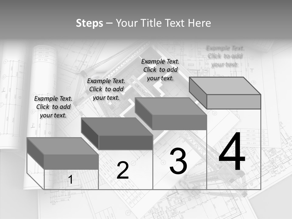 Silhouette Transport Measurement PowerPoint Template