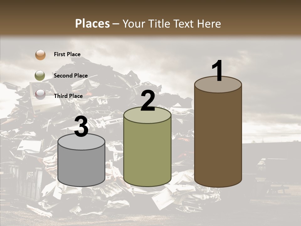 Bits Environment Scrap Iron PowerPoint Template