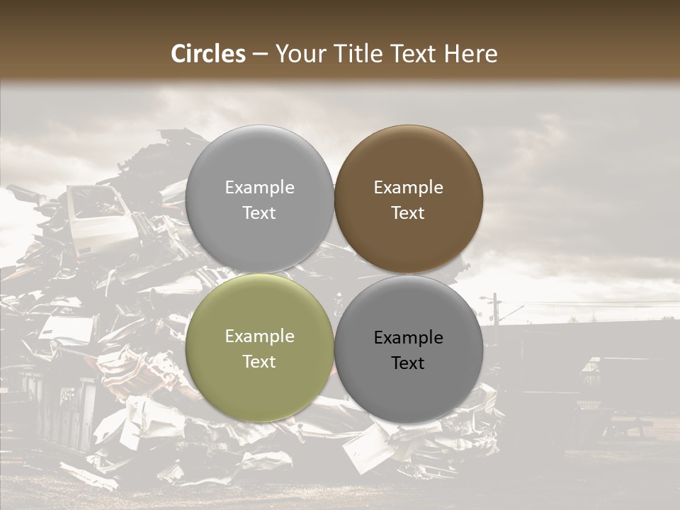 Bits Environment Scrap Iron PowerPoint Template