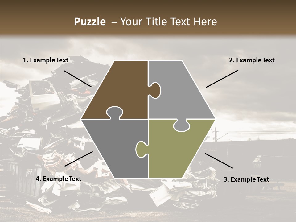 Bits Environment Scrap Iron PowerPoint Template