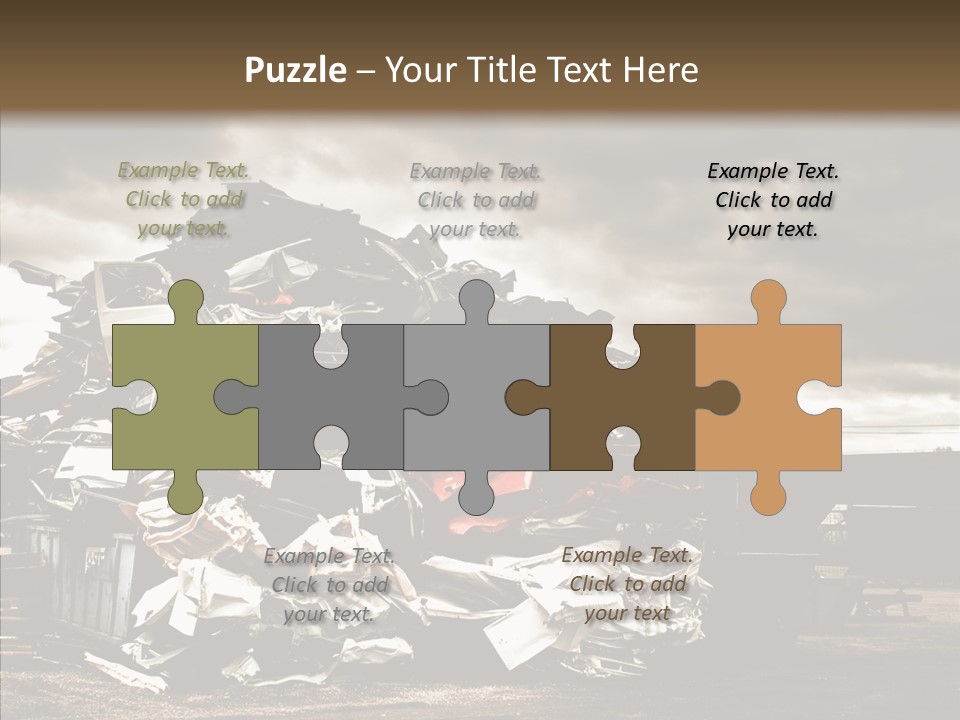 Bits Environment Scrap Iron PowerPoint Template