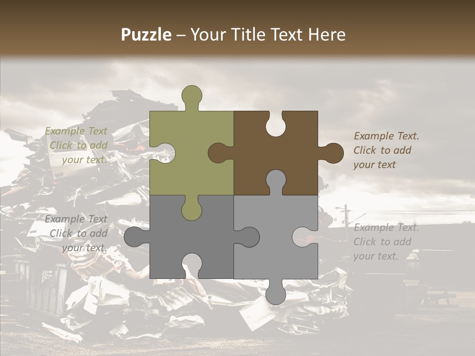 Bits Environment Scrap Iron PowerPoint Template
