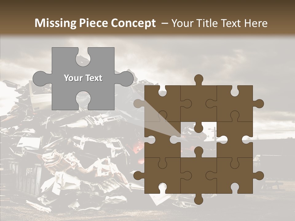 Bits Environment Scrap Iron PowerPoint Template