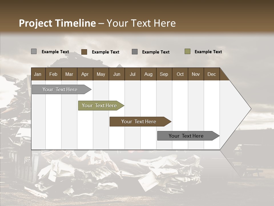 Bits Environment Scrap Iron PowerPoint Template