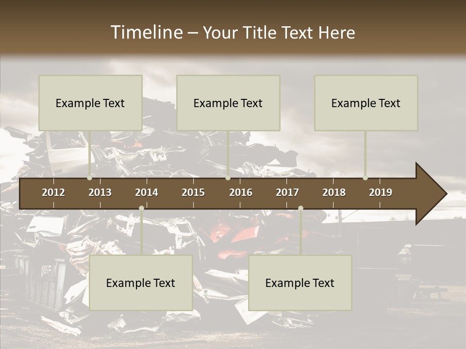 Bits Environment Scrap Iron PowerPoint Template