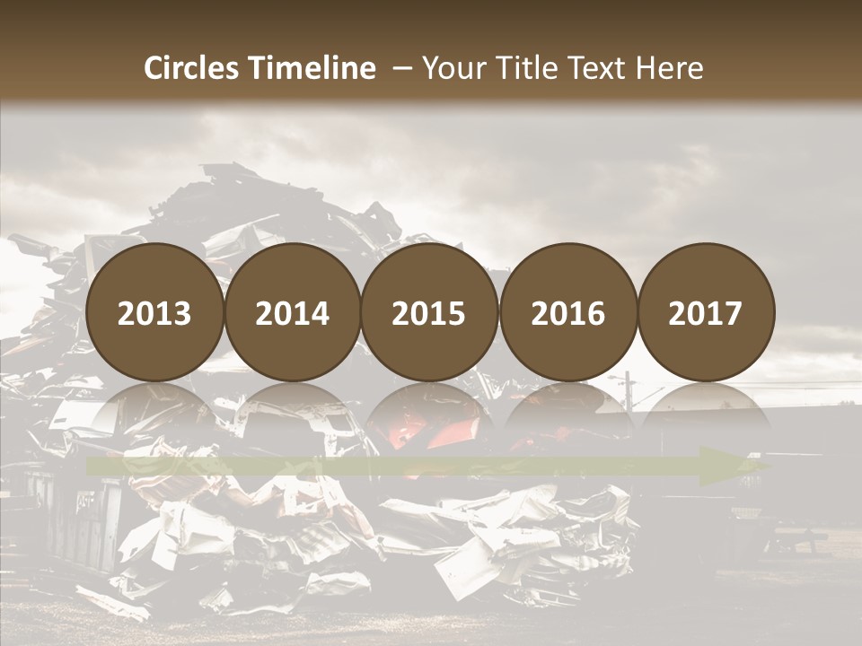 Bits Environment Scrap Iron PowerPoint Template