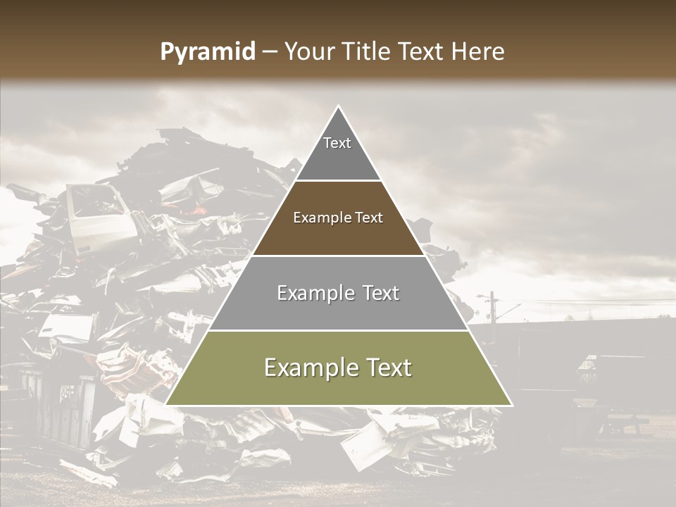 Bits Environment Scrap Iron PowerPoint Template