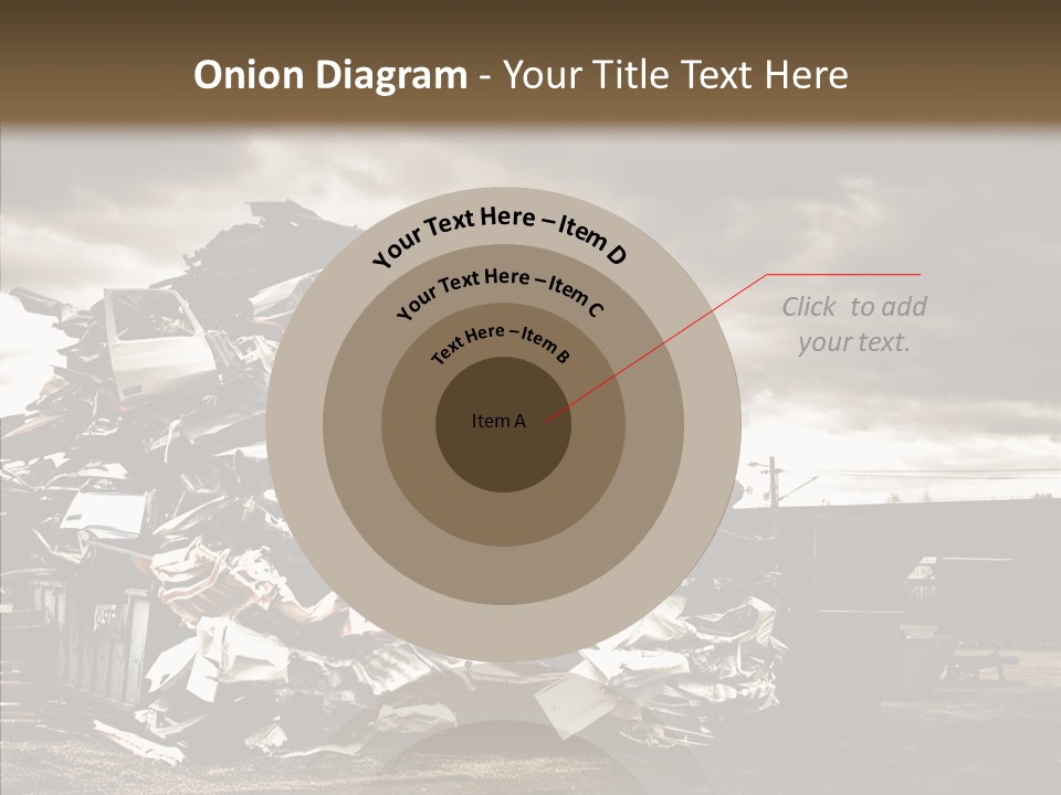 Bits Environment Scrap Iron PowerPoint Template