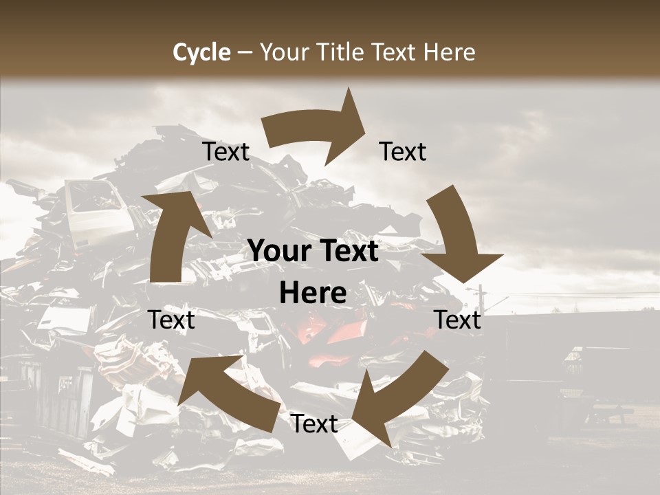 Bits Environment Scrap Iron PowerPoint Template