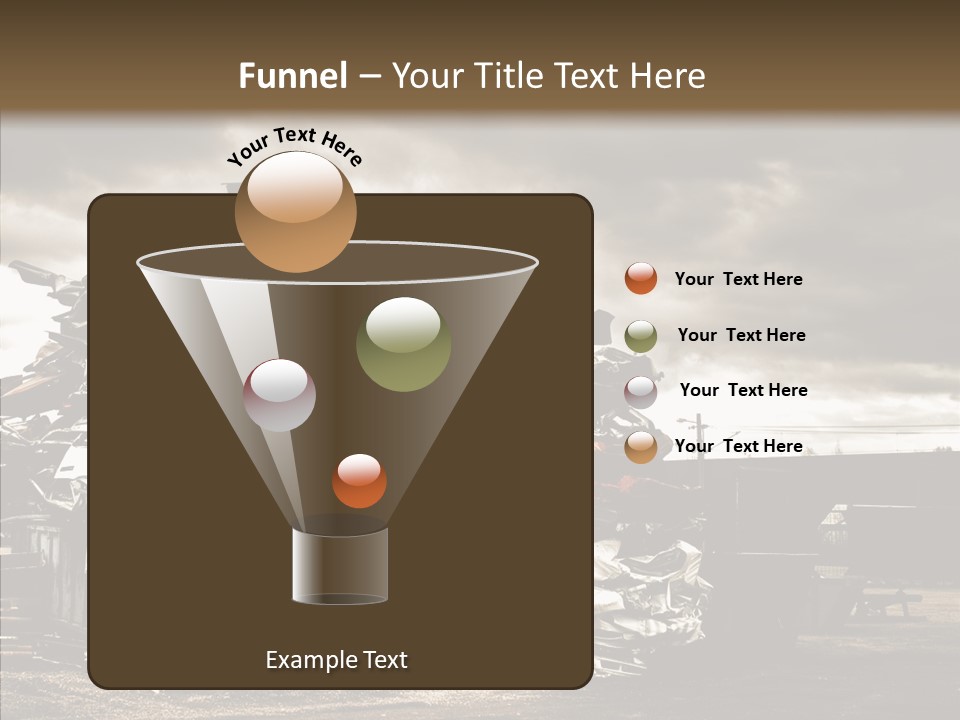 Bits Environment Scrap Iron PowerPoint Template