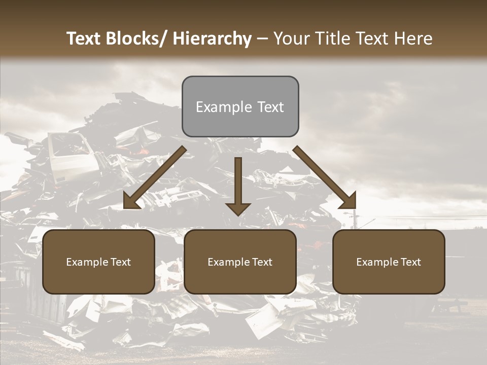 Bits Environment Scrap Iron PowerPoint Template