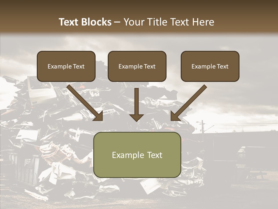 Bits Environment Scrap Iron PowerPoint Template