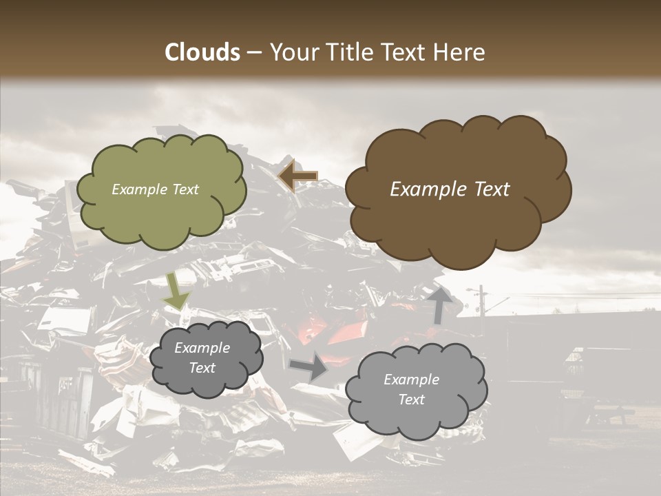 Bits Environment Scrap Iron PowerPoint Template