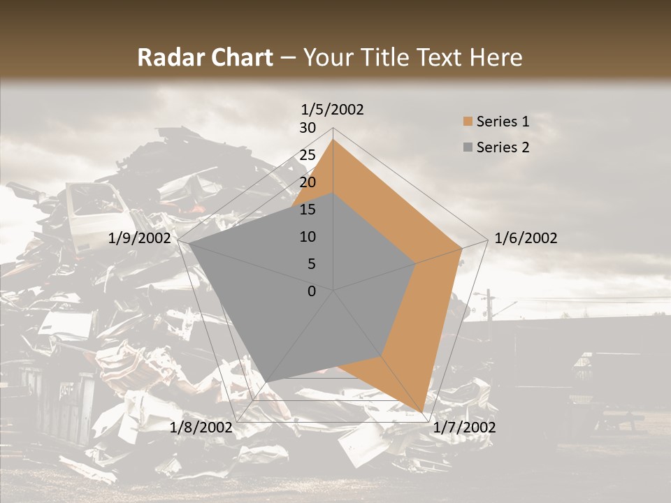 Bits Environment Scrap Iron PowerPoint Template